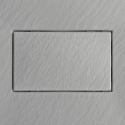 Piatto doccia filo pavimento rettangolare in resina 120x70 Stone 