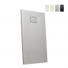 Piatto doccia in resina filo pavimento rettangolare 140x70 design moderno Stone Costo