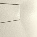 Piatto doccia in resina filo pavimento rettangolare 140x90 design moderno Stone Misure