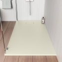 Piatto doccia in resina filo pavimento rettangolare 140x90 design moderno Stone Scelta
