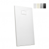 Piatto doccia filo pavimento resina rettangolare 160x90 Stone 