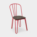 table rectangulaire 120x60 + 4 chaises en bois et acier design industriel Lix magis Dimensions
