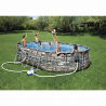 Piscine Hors-sol Power Steel Ovale 610x366x122 Bestway 56719 Offre