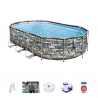 Piscine Hors-sol Power Steel Ovale 610x366x122 Bestway 56719 Remises
