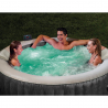 Intex 28440 Rund Aufblasbar Whirlpool Bubble Massage Pure Spa 196x71 cm Rabatte