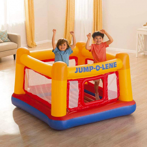 Intex 48260 Jump-O-Lene Hüpfburg Aufblasbares Trampolin Kinder