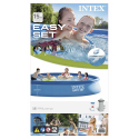 Intex 28158 Aufstellpool Easy-Pool Set Quick Up Aufblasbar Rund 457x84 Modell