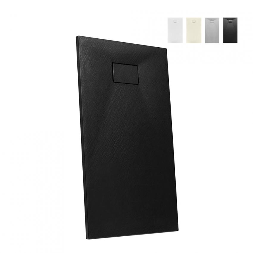 Harzduschwanne bodenbündig rechteckig 140x80 Stone Aktion Harzduschwanne bodenbündig rechteckig 140x80 Stone Aktion