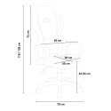 Sedia poltrona da ufficio sportiva racing ecopelle ergonomica FFire Sconti
