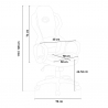 Sedia poltrona da ufficio sportiva racing ecopelle ergonomica FFire Sconti