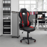 Sedia poltrona da ufficio sportiva racing ecopelle ergonomica FFire Vendita