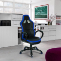 Ergonomischer Sport-Bürostuhl aus Öko-Leder Super Sport Ice Verkauf