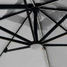 Ampelschirm 3m anti uv Pendelschirm mit Solar-Led-Licht Alu Paradise Lagerbestand