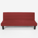 Ametista Rainbow 2-Sitzer Schlafsofa aus Samt und Mikrofaser in modernem Design Maße