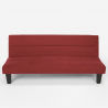 Ametista Rainbow 2-Sitzer Schlafsofa aus Samt und Mikrofaser in modernem Design Maße