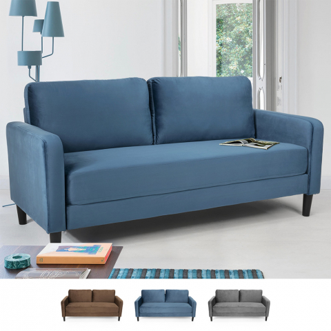 Modernes Design 3-Sitzer-Sofa für Wohnzimmer und Lounges aus Stoff Portland