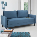 Modernes Design 3-Sitzer Sofa für Wohnzimmer in Portland Stoff Verkauf