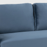 Modernes Design 3-Sitzer Sofa für Wohnzimmer in Portland Stoff Katalog
