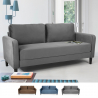 Modernes Design 3-Sitzer Sofa für Wohnzimmer in Portland Stoff Lagerbestand