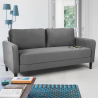 Modernes Design 3-Sitzer Sofa für Wohnzimmer in Portland Stoff Auswahl