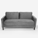 Modernes Design 3-Sitzer Sofa für Wohnzimmer in Portland Stoff Modell