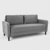 Modernes Design 3-Sitzer Sofa für Wohnzimmer in Portland Stoff Eigenschaften