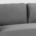 Modernes Design 3-Sitzer Sofa für Wohnzimmer in Portland Stoff Maße
