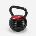 Kettlebell peso regolabile per palestra e fitness 18 kg Elettra Vendita