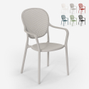 Chaise de restaurant bar cuisine extérieure au design moderne en polypropylène Clara Remises