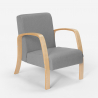 Poltrona in legno design scandinavo ergonomica studio salotto Frederiksberg 