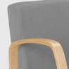 Poltrona in legno design scandinavo ergonomica studio salotto Frederiksberg 