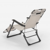 Chaise longue pliante de plage multipositions Emily Lux Zero Gravity 