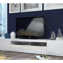 Design TV-Schrank mit Klappschubladen Türen 200cm Daiquiri White L Lagerbestand