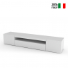 Design TV-Schrank mit Klappschubladen Türen 200cm Daiquiri White L Angebot