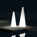 Lampada da terra design piramide moderno Slide Cono Saldi