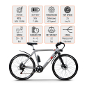 Bicicletta elettrica ebike city bike da uomo 250W Shimano W6 Modello