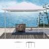 Gazebo 3x3 metri giardino acciaio antivento Style Offerta