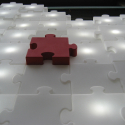 Lampada da terra modulare design moderno contemporaneo Slide Puzzle Vendita
