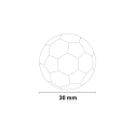 Lot de 5 balles de remplacement 30mm pour baby-foot Vente