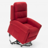 Poltrona relax elettrica alzapersona massaggiante riscaldante con ruote Victoria Stock