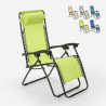 Chaise longue de plage et jardin pliante multipositions Emily Zero Gravity Offre