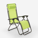 Chaise longue de plage et jardin pliante multipositions Emily Zero Gravity 
