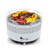 Barbecue au charbon de bois de table sans fumée avec ventilateur Galeras 