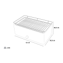 Barbecue de table au charbon de bois sans fumée avec ventilateur Merapi 