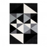 Rechteckiger Teppich Grau Schwarz modernes geometrisches Design Milano GRI013 Verkauf