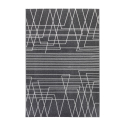 Teppich modernes geometrisches Design rechteckig Grau Schwarz Milano GRI016 Verkauf