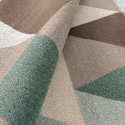 Rechteckiger Teppich modernes Design mehrfarbiges geometrisches Muster Milano GLO009 Angebot