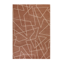 Wohnzimmerteppich Braun Grau rechteckig modernes geometrisches Design Milano GLO007 Verkauf