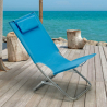 Liegestuhl Strandliege Sonnenliege für Garten, Pool und Strand Rodeo Lux Angebot