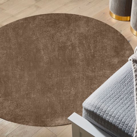 Conception moderne de tapis antistress antistatique pour le salon rond Milano CAM101TD Promotion